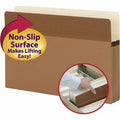 Smead Easy Grip Straight Tab Cut Legal Recycled File Pocket, Redrope, 8 1/2" Width x 14" Length, 25 / Box, SMD73213