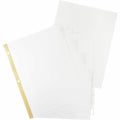Business Source Tear-resistant Clear Tab Index Dividers, White, 1 Set, BSN16479