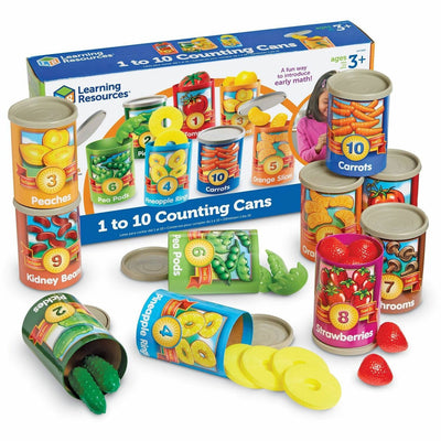 Learning Resources 1-10 Counting Cans Set, 1 Set — view 1