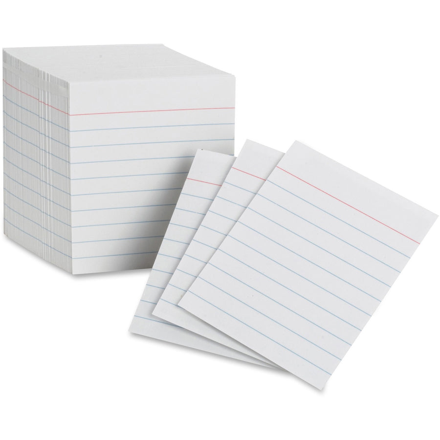 TOPS Oxford Mini Ruled Index Cards, 3" x 2 1/2", 200 / Pack — view 1