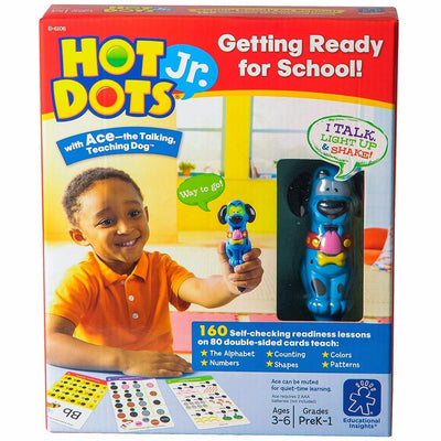 Educational Insights Learning Resources Hot Dots Jr School Learning Set, 81 / Set, EII6106