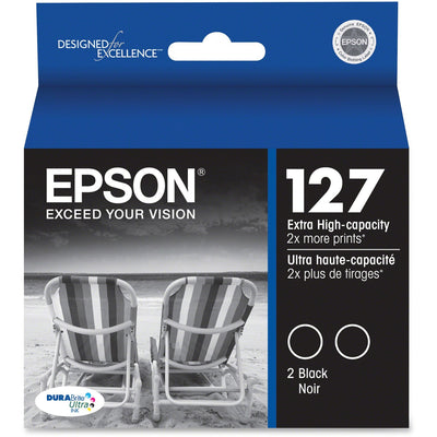 Epson DURABrite T127120-D2 Original Inkjet Ink Cartridge - Black -, EPST127120D2