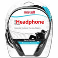 Maxell Lightweight Stereo Headphones, Black, MAX190318