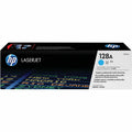 HP 128A (CE321A) Original Standard Yield Laser Toner Cartridge - Single Pack - Cyan -, HEWCE321A