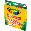 Crayola Classic Colors Broad Line Markers, 10 / Set, CYO587722