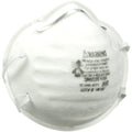 3M N95 Particulate Respirator 8200 Mask, White, 20 / Box, MMM8200