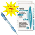 Pentel Champ Mechanical Pencils, 0.7 mm, 24 / Pack, PENAL17CSWUS