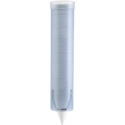 San Jamar Pull Type Water Cup Dispenser, Transparent, SJMC3165FBL