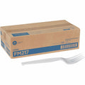 Georgia Pacific . Dixie Medium-weight Disposable Forks Grab-N-Go by GP Pro, White, 1 Carton, DXEFM217