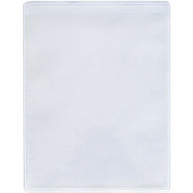 Business Source Self-Adhesive Shop Ticket Holders, Clear, 50 / Box, BSN16466