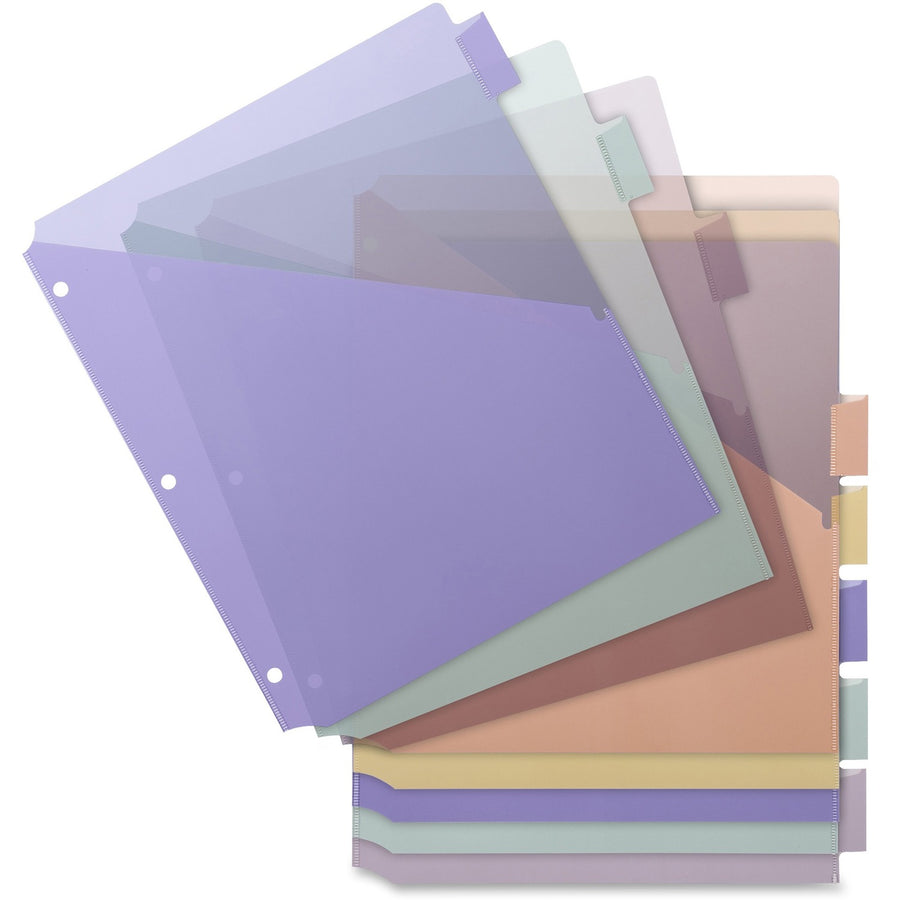 Business Source Pocket Index Dividers, Multicolor, 1 Set — view 1