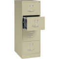 Lorell Fortress Series 26-1/2" Commercial-Grade Vertical File Cabinet, Putty, LLR60197
