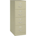 Lorell Fortress Series 26-1/2" Commercial-Grade Vertical File Cabinet, Putty, LLR60197