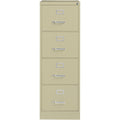 Lorell Fortress Series 26-1/2" Commercial-Grade Vertical File Cabinet, Putty, LLR60197