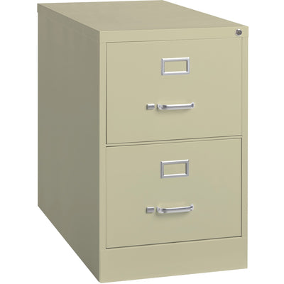 Lorell Fortress Series 26-1/2" Commercial-Grade Vertical File Cabinet, Putty, LLR60660