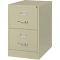 Lorell Fortress Series 26-1/2" Commercial-Grade Vertical File Cabinet, Putty, LLR60660