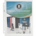 Business Source Sheet Protectors, Clear, 8 1/2" Width x 11" Length, 50 / Box, BSN16512