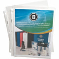 Business Source Sheet Protectors, Clear, 8 1/2" Width x 11" Length, 1 Pack, BSN32357