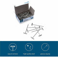 Business Source High Quality Steel T-pins, Silver, 1 Box, BSN32351
