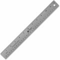 Business Source Nonskid Stainless Steel Ruler, Silver, BSN32361