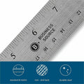 Business Source Nonskid Stainless Steel Ruler, Silver, BSN32361