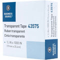 Business Source All-purpose Transparent Glossy Tape, Clear, 12 / Pack, BSN43575