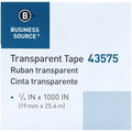 Business Source All-purpose Transparent Glossy Tape, Clear, 12 / Pack, BSN43575