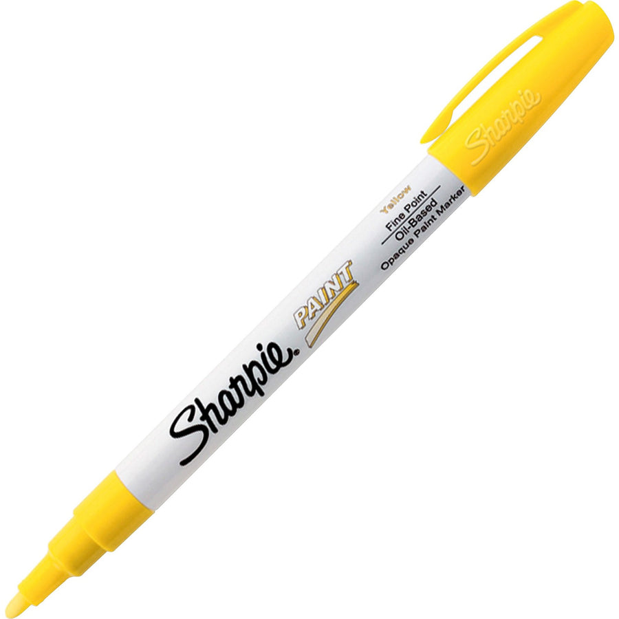 Sharpie Oil-based Paint Markers, Yellow, Quick-drying Ink, SAN35539