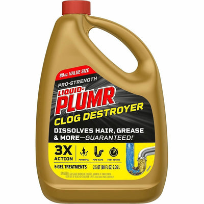 The Clorox Liquid-Plumr Pro-Strength Clog Destroyer Gel, Multi, CLO00228