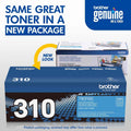 Brother TN310C Original Laser Toner Cartridge - Cyan -, BRTTN310C