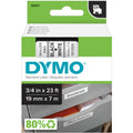 Newell Dymo D1 Electronic Tape Cartridge, White, DYM45803