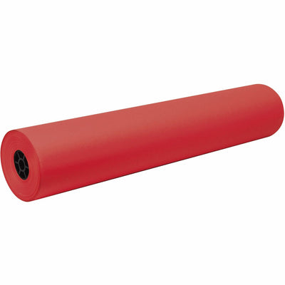 Dixon Ticonderoga Decorol Flame-Retardant Art Paper Roll, Festive Red, 1 Roll, PAC101203