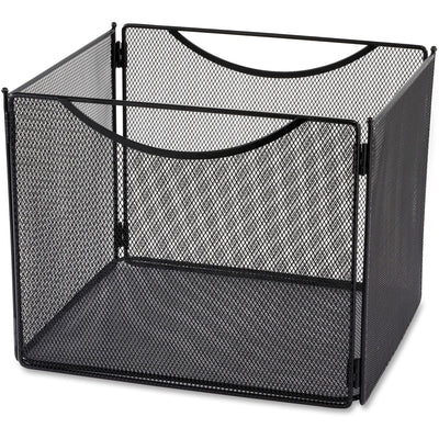 Safco Onyx Steel Mesh Desktop File Box, Black, SAF2170BL