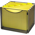 Safco Onyx Steel Mesh Desktop File Box, Black, SAF2170BL