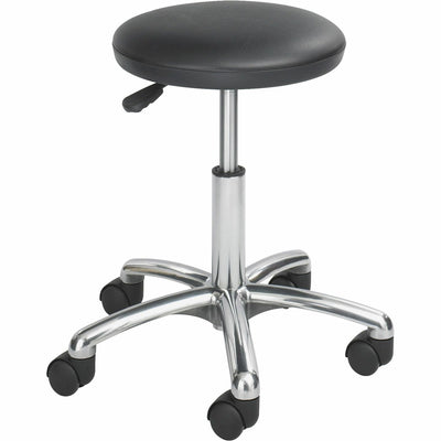 Safco Economy Height Adjustable Lab Stool, Black, SAF3434BL