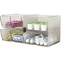 Deflecto Stackable Cube Organizer, Clear, DEF350101