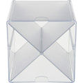 Deflecto Stackable Cube Organizer, Clear, DEF350201