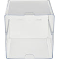 Deflecto Stackable Cube Organizer, Clear, DEF350401