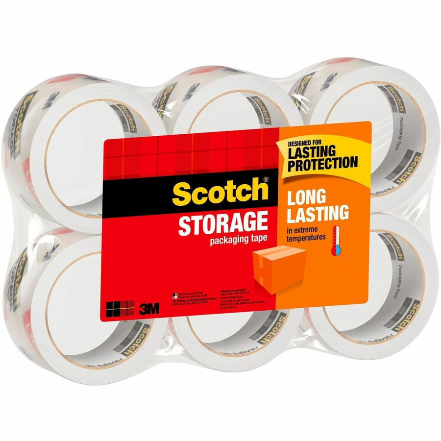 Scotch Long-Lasting Storage/Packaging Tap, Clear, Acrylic, 1.88", 54.60 yd, 3", 1 / Pack, MMM36506