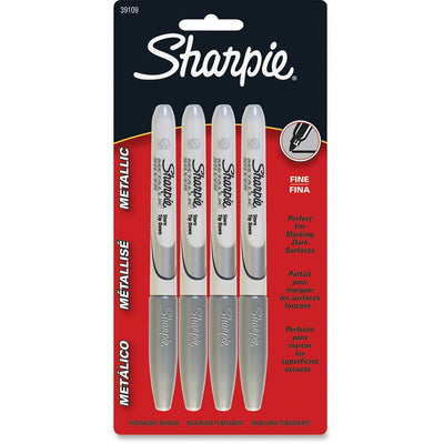 Newell Sharpie Metallic Permanent Markers, 4 / Pack, SAN39109PP