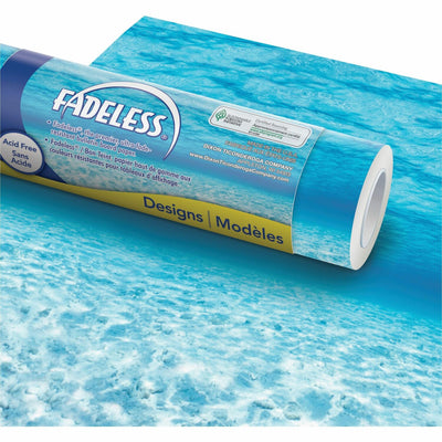 Dixon Ticonderoga Fadeless Bulletin Board Art Paper, Blue, 1 Roll, PAC56525