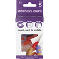 Lee Tippi Micro-Gel Fingertip Grips, Assorted, 1 Pack, LEE61050