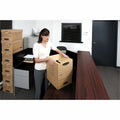 Fellowes Bankers Box Mystic Storage Boxes, Kraft, 25 / Carton, FEL7150001