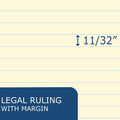 Roaring Spring Paper Products Roaring Spring Recycled Legal Pad, 11 3/4" x 8 1/2", 1 Dozen, ROA74712