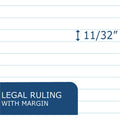 Roaring Spring Paper Products Roaring Spring Recycled Legal Pad, 11 3/4" x 8 1/2", 1 Dozen, ROA74713