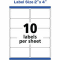 Avery Shipping Labels, Sure Feed, 2" x 4", 500 Labels (8363), White, 500 / Box, AVE8363