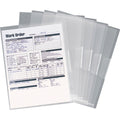 Smead Letter File Jacket, Clear, 8 1/2" Width x 11" Length, 5 / Pack, SMD85751