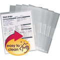 Smead Letter File Jacket, Clear, 8 1/2" Width x 11" Length, 5 / Pack, SMD85751
