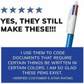BIC 4-Color Retractable Ball Pen, 1 Pack, BICMMP31