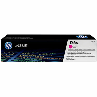 HP 126A (CE313A) Original Standard Yield Laser Toner Cartridge - Single Pack - Magenta -, HEWCE313A